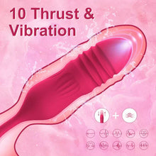 Load image into Gallery viewer, New 2-in-1 Rose Toy Sucking And Telescopic Vibrator