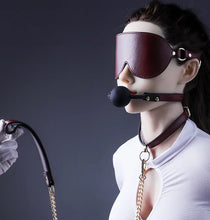 Load image into Gallery viewer, Sm Bundle Set Women's Torture  Leather Eight Piece Adjustable Genuine Leather  Ankle Restraints Bondage