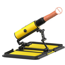 Load image into Gallery viewer, Leather Bag Female Sex Machine Masturbation Pumping Gun With Dildos