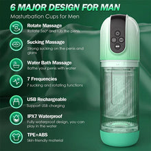 Load image into Gallery viewer, Automatic Male Masturbator With Tongue Licking, 7 Rotating And Sucking