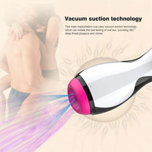 Load image into Gallery viewer, Bowling Deep Throat Intelligent Vibration Vacuum Sucking Voice Aircraft Cup Men's Fun Masturbation Warming Cup