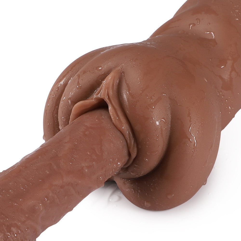 Brown Easy Gripe Pussy Stroker