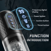 Load image into Gallery viewer, 9 Rotating &amp; Thrusting &amp; Sucking Masturbator Cup Male Men Sex Toy