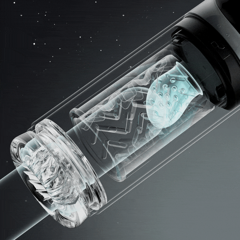 【Endurance Training】 Night Elf 7 Rotation Suction Vacuum Pumps Masturbator Pocket Pussy Adult male sex toys