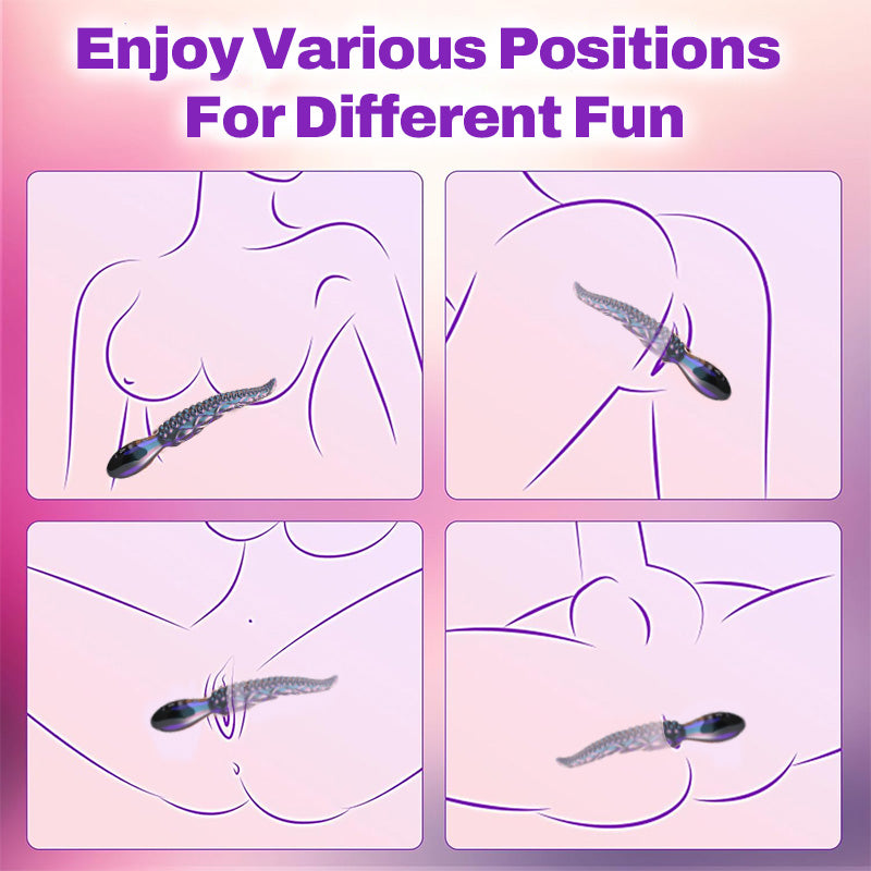 10.6" Tentacle Dildo Vibrator Sex Toys - Realistic Anal Dildo Vibrators with 9 Vibration Modes & LED Display，Sex Toy for G Spot & P Spot Stimulation，Monster Silicone Dildos Anal Plug Prostate Massager