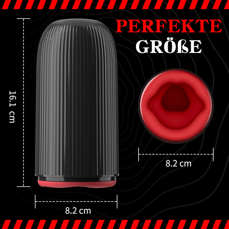 3 in 1 Glans Massage Master Trainer 3 Spinning, 5 Suction, 10 Vibration Ultra Simulation D