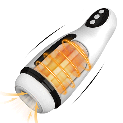 3-in-1 Suction Vibrating Heated Male Masturbator