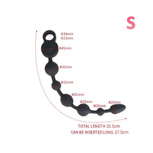 Load image into Gallery viewer, Star Beads Sex Products Foreign Trade Products Men's Appliances Vibration Backyard Massager Anal Plug Shaped Vibration