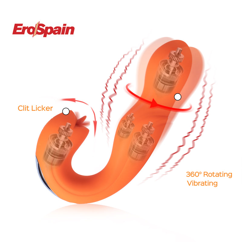 JOI Rotating Head G-spot Vibrator & Clit Licker