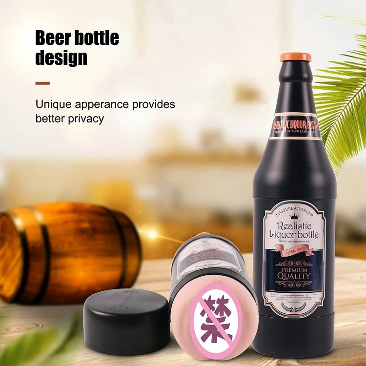 XISE avion tasse simulation de dispositif de masturbation masculine Yin type de bouteille de vin adulte fournit des jouets sexuels au nom de