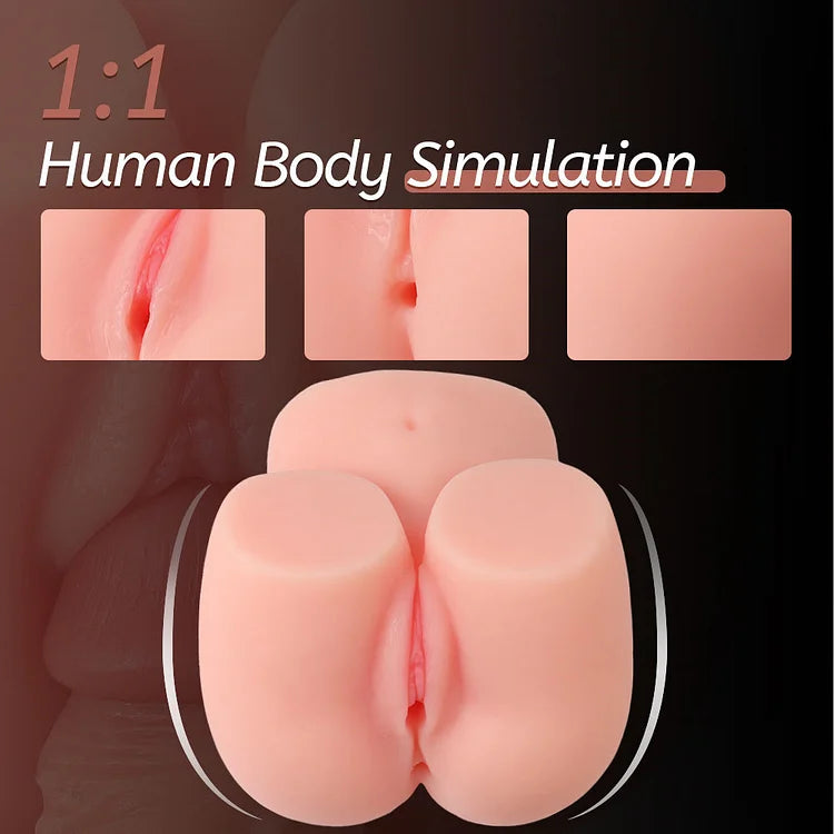 2.2lb Realistic Sex Dolls Pocket Pussy Ass Vagina Sex Stroker