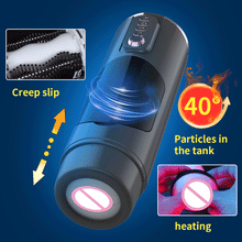 Load image into Gallery viewer, Men's Vaginal Sucking Heated Cup Vibrating Blowjob Masturbation Cup