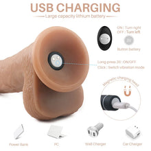 Load image into Gallery viewer, Vibration Suction Disk Simulated Pendule Women's Self-masturbating Appliance Big Chicken Bar Fun Sex Toy Fake Penis