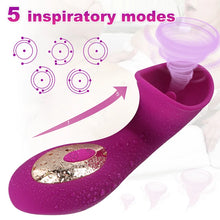 Load image into Gallery viewer, Sucking Tongue And Licking Vibrator For Women's Suction Vibrator For Going Out Remote Control Adult Sex Goods Strong Shock