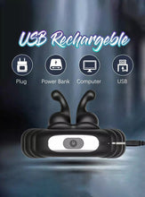 Load image into Gallery viewer, Adjustable 10 Frequency Vibration Cock Ring