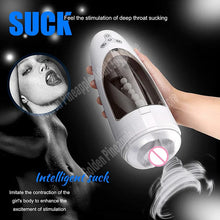 Load image into Gallery viewer, Spins And Sucks The Plane Cup Men's Masturbator Makes A Sound Charging Hands-free Ball