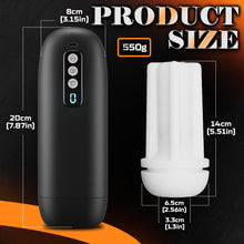Load image into Gallery viewer, Sophia – 8 Vibration 8 Sucking Modes 3D Realistic Sleeve Automatic Male Masturbator