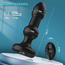 Load image into Gallery viewer, Thrusting Anal Plug Butt Plug, Remote Control Anal Sex Toy Vibrator With 5 Vibrating and Thrusting Modes,Prostate Massager For Male and Female, HBABY Waterproof Adult Sex Toy Anal Toys P Spot Massager