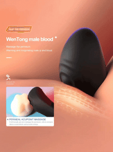 Load image into Gallery viewer, Prostate Massager Mobile App Control Dual Vibtarion Stimulator For Multi Play