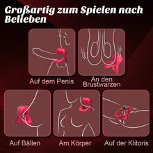 Load image into Gallery viewer, Vibrating Cock Ring Couples Sex Toys, Penis Ring Male Vibratar Toys with Clitoris Stimulate, Cockring with 10 Vibrations Sex Toýs for Man Couples