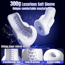Load image into Gallery viewer, Male Masturbator Sex Toys for Men, Deluxe 6In1 Accelerate Boost Thrusting Sucking Vibrating 9 * 6 * 3 Modes 300g Sleeve Strong Suction Cup Sex Toys for Man Blowjob Adult Toys Mens Doll Stroker