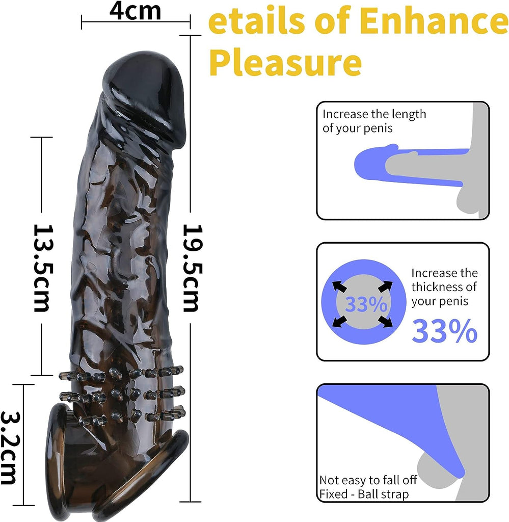 Dovelo Reusable Penis Sleeve Cock Extender / Condom