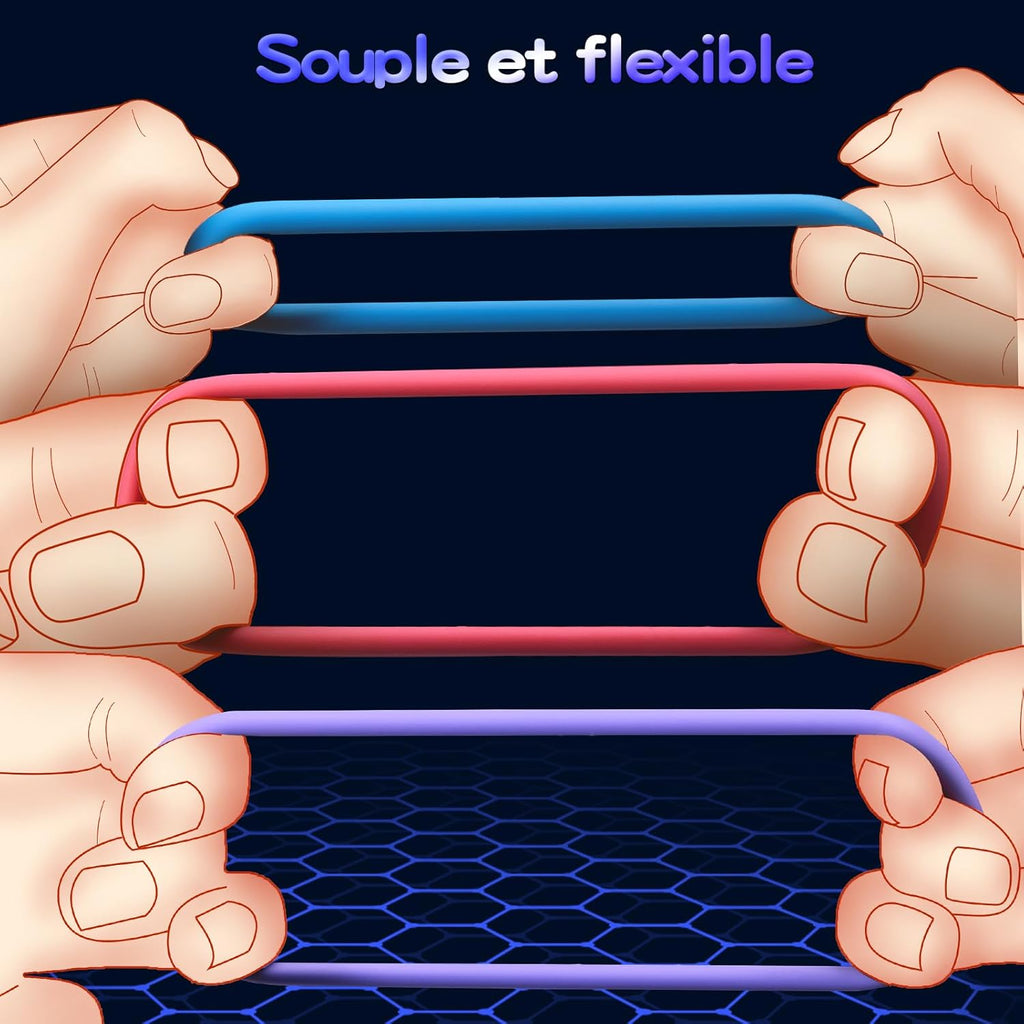 Reusable Silicone Penis Ring - Candy Colours 3 Different Sizes Penis Pump Sex Toys for Couples