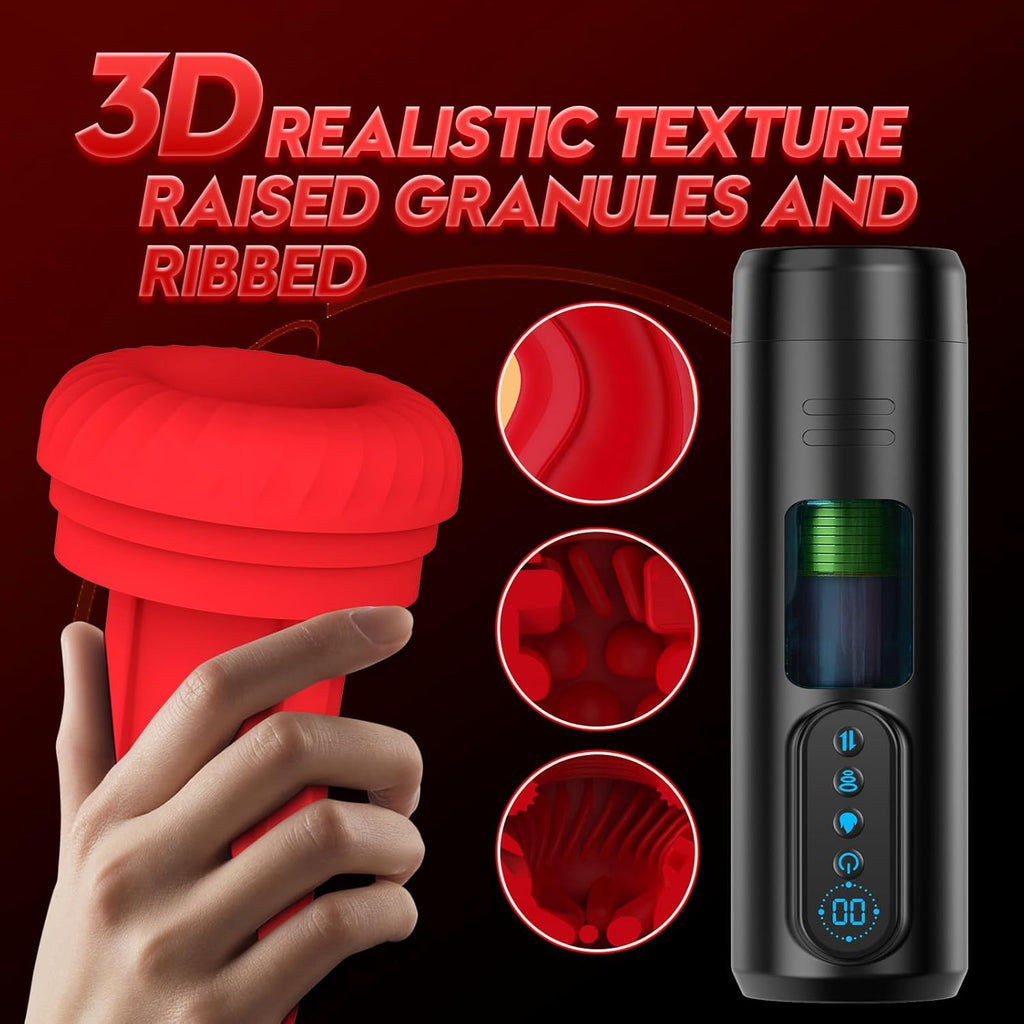 Automatic Male Mastusbafor Heat Men's Masterburbatar Sucking Men Masturebstor Machine Thrusting Machine Devices Suction Adult Toy Auto Bj Machine Pocket Puzzy Man Masturebstor Electric Sweater