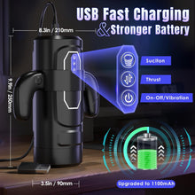 Load image into Gallery viewer, Male Masturbator Sex Toys for Men, Deluxe 6In1 Accelerate Boost Thrusting Sucking Vibrating 9 * 6 * 3 Modes 300g Sleeve Strong Suction Cup Sex Toys for Man Blowjob Adult Toys Mens Doll Stroker