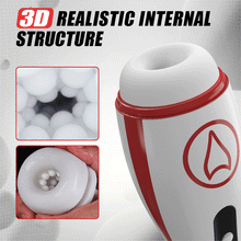 Load image into Gallery viewer, Kama 7 Adjustable Sucking Vibrating Deepthroat Blowjob Masturbator Dick Suck Toy