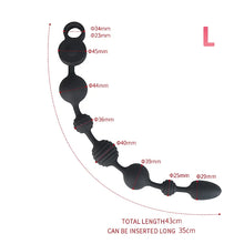 Load image into Gallery viewer, Star Beads Sex Products Foreign Trade Products Men's Appliances Vibration Backyard Massager Anal Plug Shaped Vibration