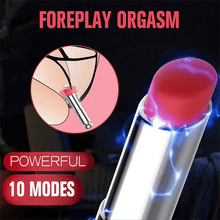 Load image into Gallery viewer, Lippy 1.0 - Lipstick With Egg Skipping Women's Vibrator
