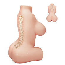 Load image into Gallery viewer, A Female Buttock And A Big Buttock, A Reverse Mold, A Semi-body Silicone Double-hole Semi-body Solid Non-inflatable Doll