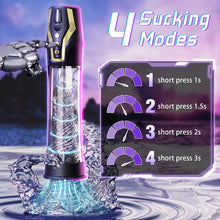 Load image into Gallery viewer, Male Sex Toys Penis Pump - Voice Control Penisp Pump with Cock Ring &amp; Pocket Pussy, Male Masturbator 4 Sucking &amp; 4 Pumping, Penis Extender Sex Toy Cock Pump, Dick Pump Penis Enlarger Sex Toýs for Man