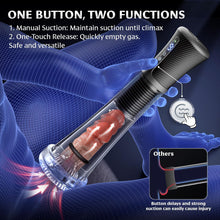 Load image into Gallery viewer, Male Masturbator Penis Pump Sex Toys for Men, 9 Vibrating Spring &amp; 5 Vacuum Suction Adult Mens Sex Toy with 2 Switchable Sleeves for Masturbation or Training, Govosaa Fleshliglt for Men Masterubaters