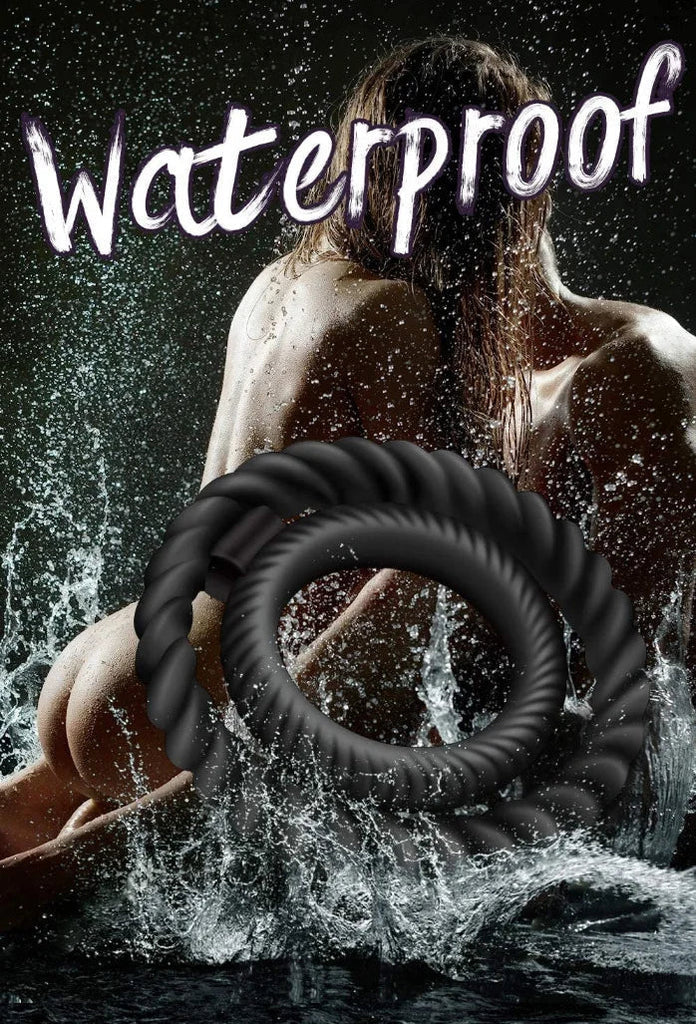 Premium Silicone Dual Stretchy Longer Harder Stronger Erection Cock Ring