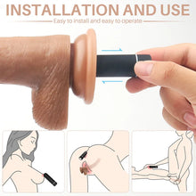 Load image into Gallery viewer, Vibration Suction Disk Simulated Pendule Women's Self-masturbating Appliance Big Chicken Bar Fun Sex Toy Fake Penis