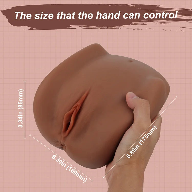 2.8lb Brown Sex Doll Male Masturbators Sex Toys With Vagina Anal Sex Stroker