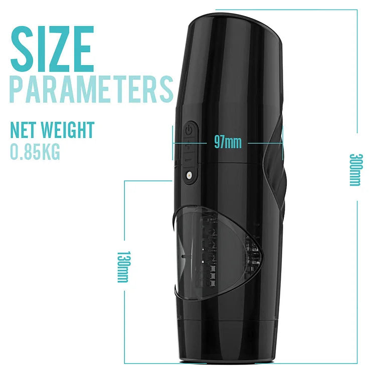 Ergonomic Rotating 8 Thrusting Male Masturbator