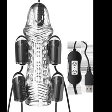 Load image into Gallery viewer, 5 Egg Vibrating Airplane Cup Men's Automatic Masturbator Penis Training Exercise Machine
