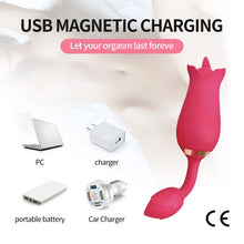 Load image into Gallery viewer, Rose Vibration Women's Masturbation Device