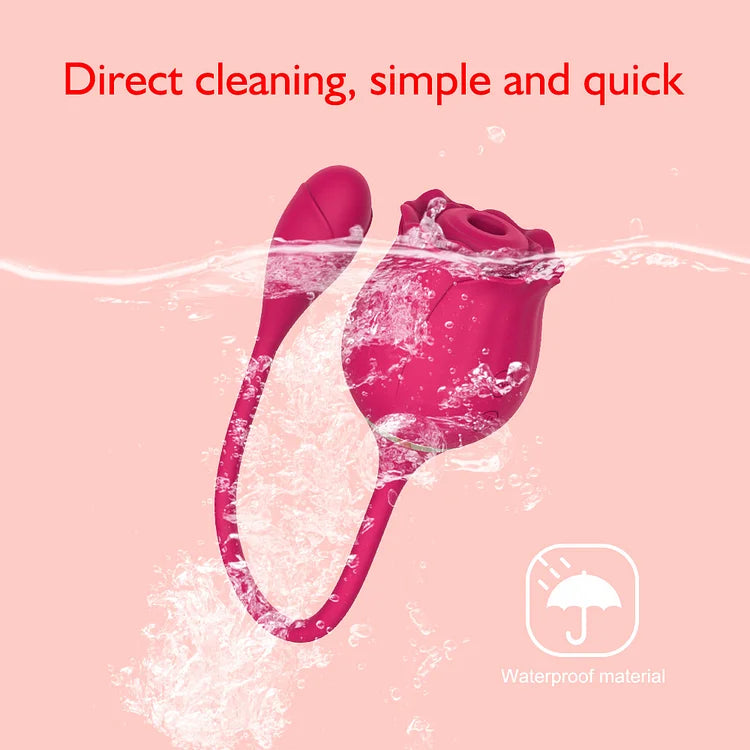 Rose Vibrators Sucker Oral Vagina Sucking Vibrator