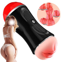 Load image into Gallery viewer, Aircraft Cup Men's Manual Double Headed Masturbation