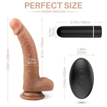 Load image into Gallery viewer, Vibration Suction Disk Simulated Pendule Women's Self-masturbating Appliance Big Chicken Bar Fun Sex Toy Fake Penis