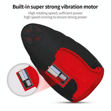 Load image into Gallery viewer, Hot Kiss Cup Men's Silicone Full-automatic Heated Oral Sex Apparatus Three-point Deep Throat Tongue Lick 6-frequency Vibration Level 3 Strength